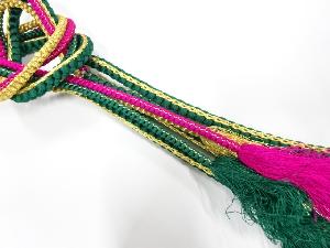 正絹　手組帯締め